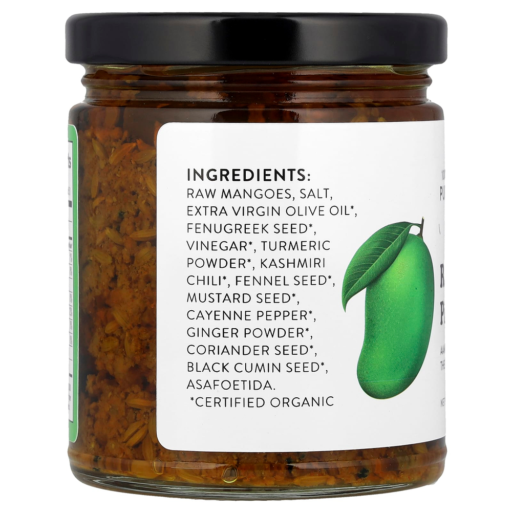 Pure Indian Foods, Необработанный рассол из манго, 255 г (9 унций)