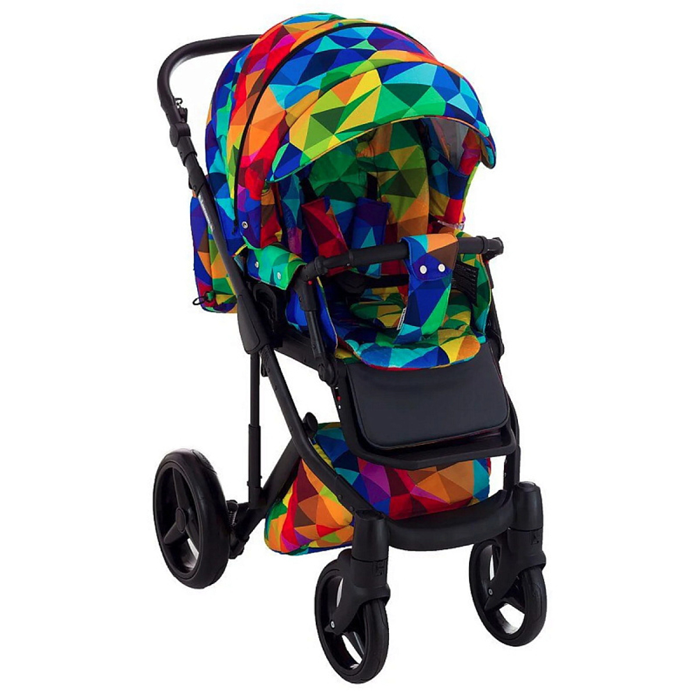 Детская коляска Adamex Luciano 2 в 1 Y123 радуга