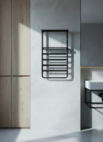 Полотенцесушитель электрический WONZON & WOGHAND DÜSSELDORF, Черный матовый (WW-A208-MB)