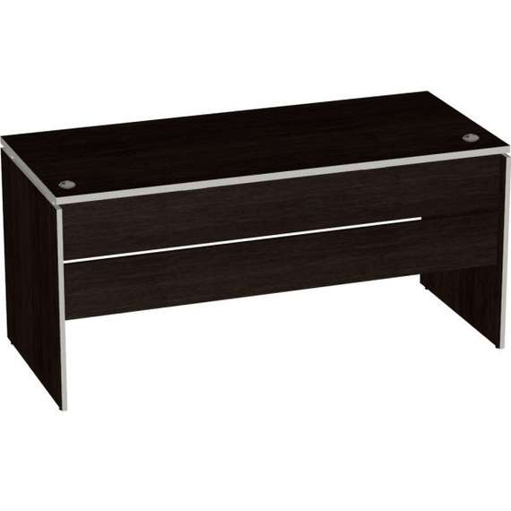 Стол письменный прямой V-1.2С (два отверстия под кабель-каналы с заглушками) 1600×700×750