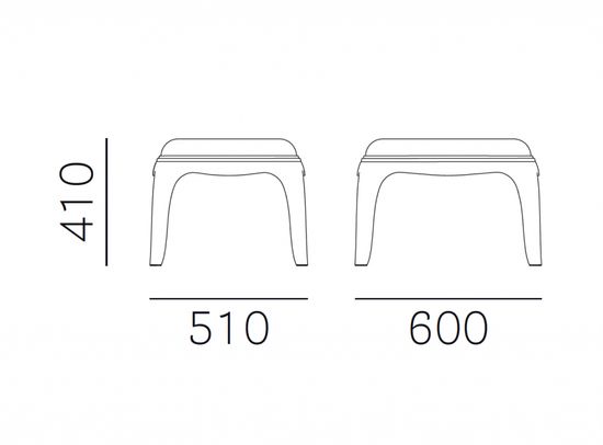 Стол-пуф пластиковый Pasha