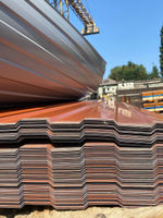 Медно-коричневый профлист (Ral 8004)