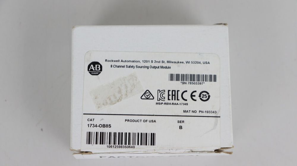 Allen Bradley CAT 1734-IB8S