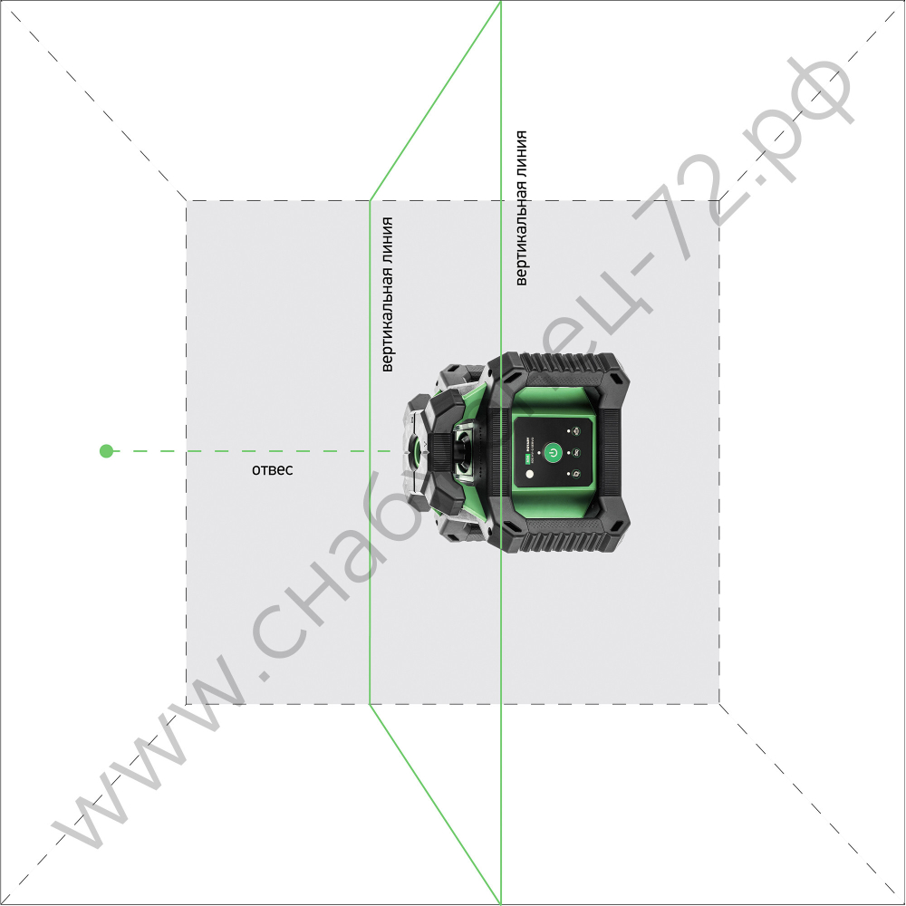 Ротационный лазерный нивелир ADA ROTARY 400 HV-G Servo