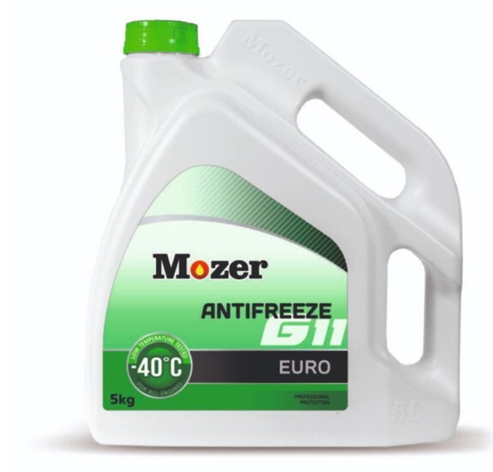 Антифриз MOZER Euro зеленый G11 5 кг