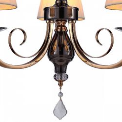 Подвесная люстра ILLUMICO  IL5272-3P-27 BK GD