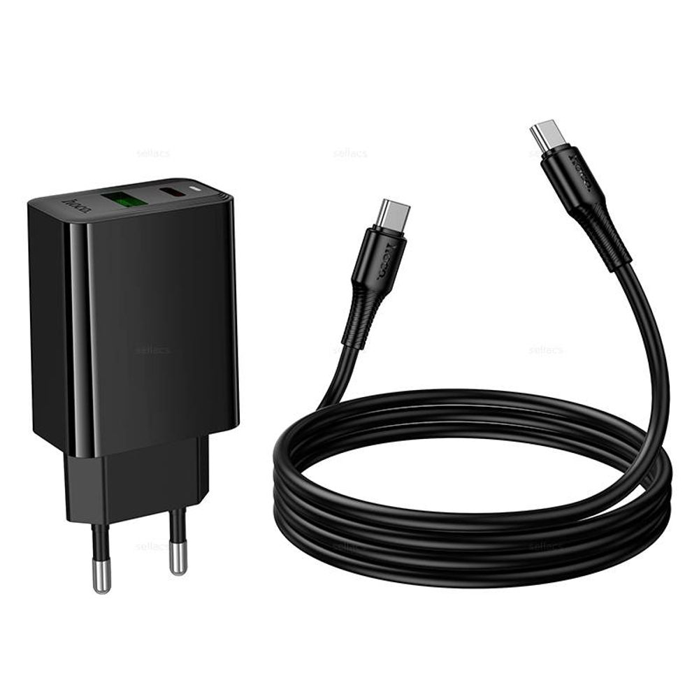 Hoco CS94A Leader PD20W+QC3.0 зарядное устройство набор (Type-C на Type-C)