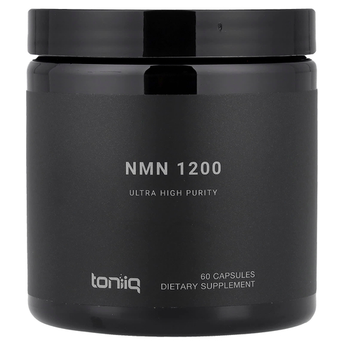 Toniiq, NMN 1200, 60 капсул (600 мг в 1 капсуле)