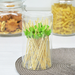 Шпажки для канапе 50шт "Зеленый цветок"