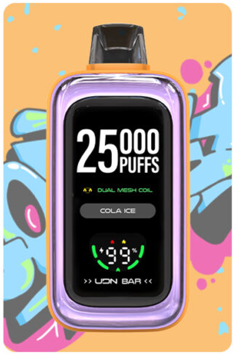 UDN BAR 25000 Cola ice - кола-лёд 25000 затяжек 20мг (2%)