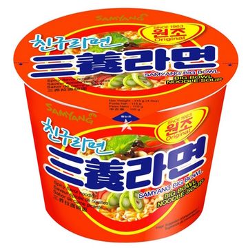 Лапша быстрого приготовления Samyang Big Bowl острая со вкусом говядины, 115 г