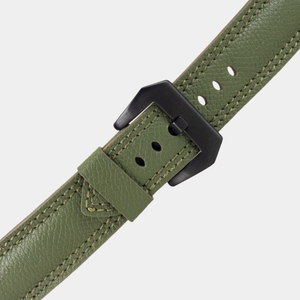 Ремешок для Apple Watch Ultra 49mm из кожи Saffiano, зеленого цвета