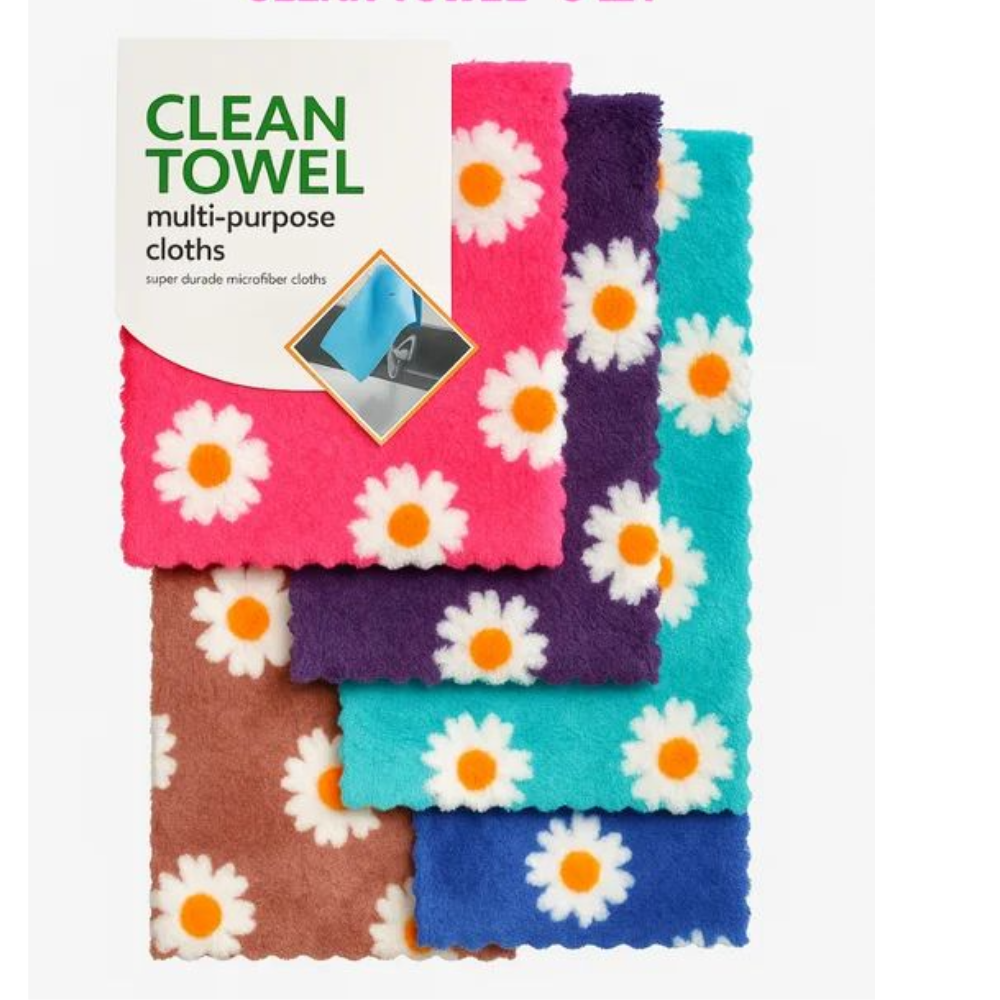 Набор полотенец Cleaning Towel микрофибра 5 шт