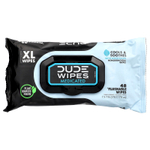 Dude Products, лечебные салфетки, смываемые салфетки, размер XL, 48 салфеток