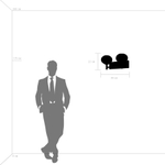 730623 Бра FIAMMA 2х40W E27 ЗОЛОТО/ПРОЗРАЧНЫЙ