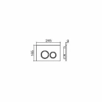 Унитаз с инсталляцией WeltWasser AMBERG 497 ST + BAARBACH 004 GL-WT + AMBERG RD-BL