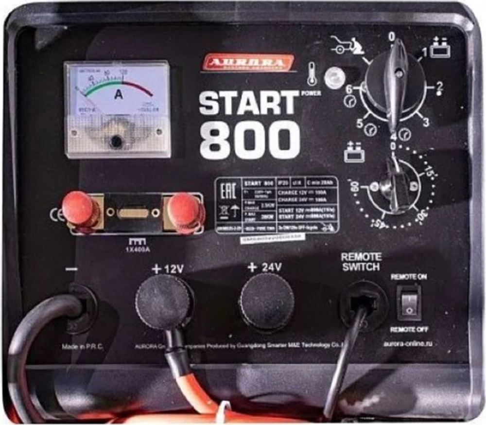 Пускозарядное устройство AURORA START 800 (с пультом ДУ) 19215