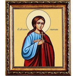 Вера Римская Святая мученица. Икона на холсте.