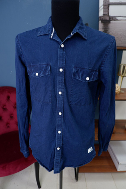 Рубашка Tom Tailor джинсовая 48 размер