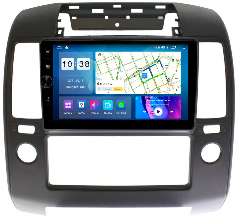 Магнитола для Nissan Navara D40 2004-2008 кондиционер - Parafar PF900LHDAV на Android 12, ТОП процессор, 3Гб+32Гб, CarPlay, 4G SIM-слот