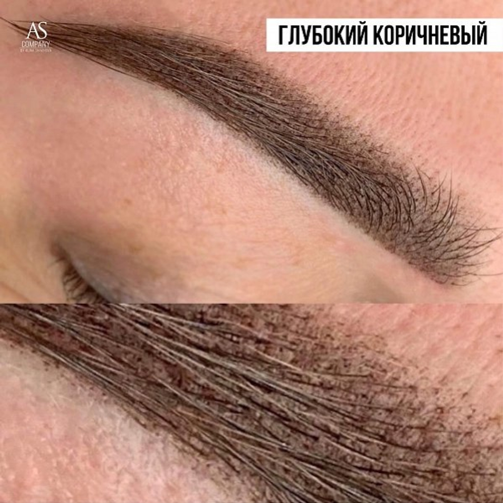 Пигмент для бровей Deep brown (Глубокий коричневый) от Алины Шаховой