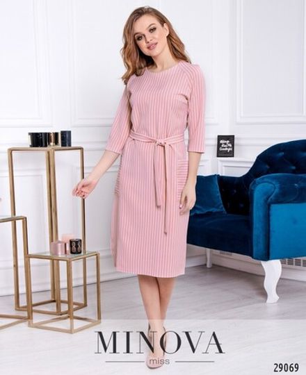 Платье 1126-пудра Minova Фото 2