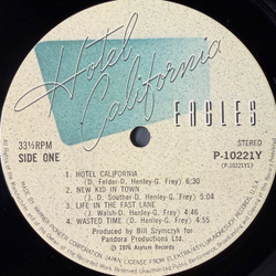 Виниловая пластинка Eagles ‎– Hotel California LP
