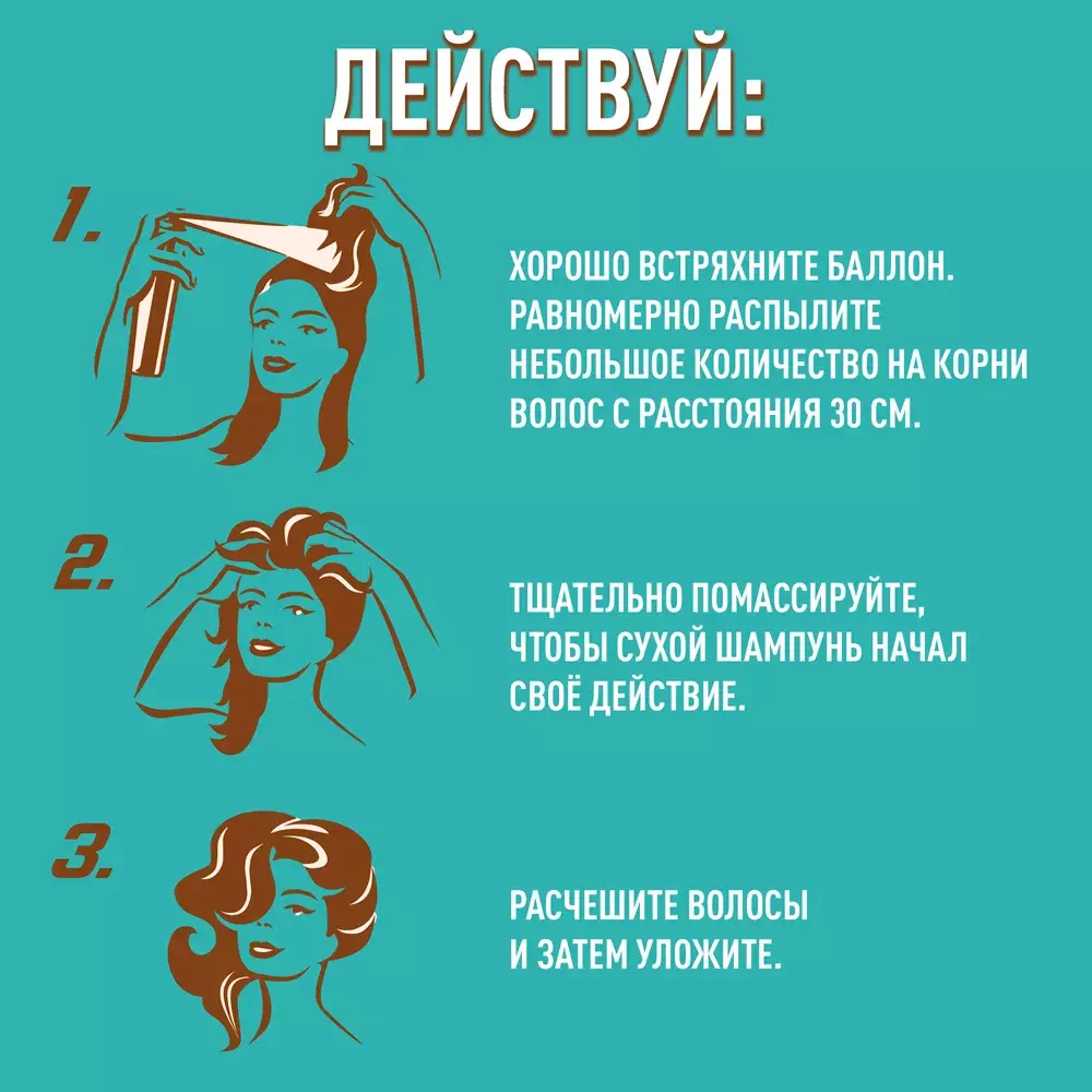 Batist Brunettes Сухой шампунь 200 мл