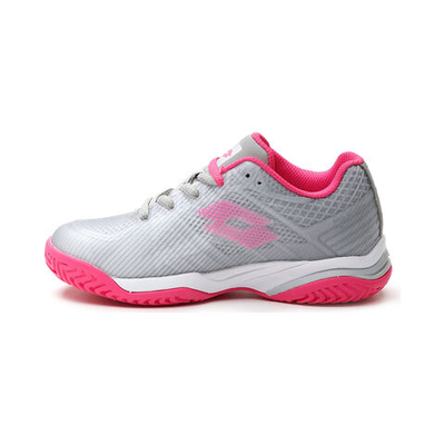Детские теннисные кроссовки Lotto Mirage 300 II ALR All Court Shoe Kids - Grey, Pink