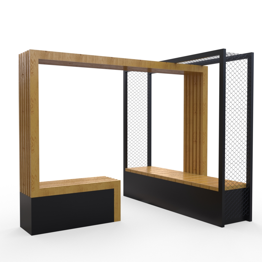 Скамейка-пергола Герман