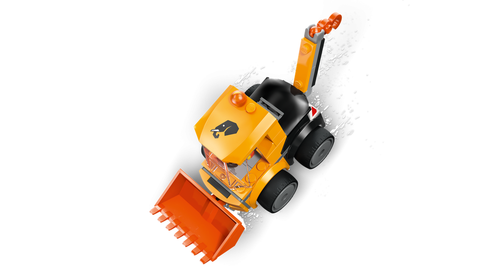 Конструктор Лего Сити Аттракционы: Строительный погрузчик 60483 | LEGO City Rides Construction Loader  61 деталь | 5+