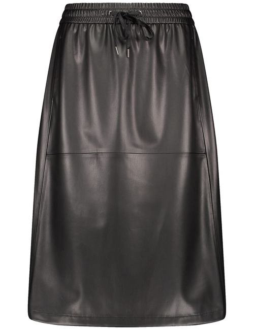 Юбка из экокожи