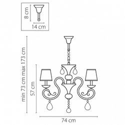 Подвесная люстра Lightstar Ricerco 693082