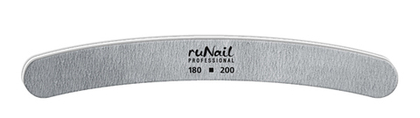 Профессиональная пилка для искусственных ногтей ( бумеранг, 180/200 ) Ru Nail