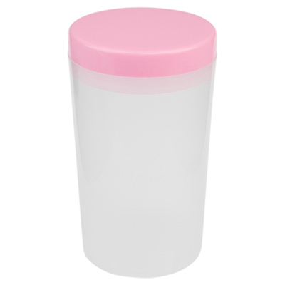 Подставка - стакан для промывки кистей (розовая крышка)