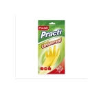 Перчатки резиновые латекс с х/б напыл. PACLAN Practi Universal L (большой)