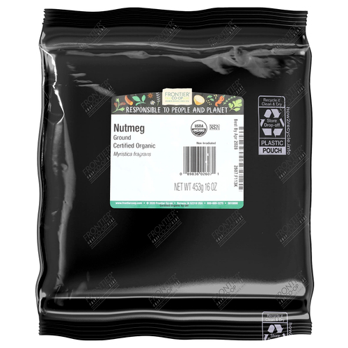 Frontier Co-op, органический мускатный орех, молотый, 453 г (16 унций)