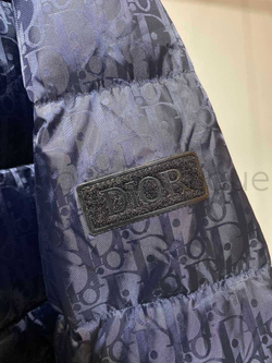 Пуховая куртка Диор Dior Oblique унисекс премиум класс