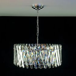 Citilux Ингвар CL334281 Люстра подвесная хрустальная Хром