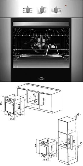Электрический духовой шкаф MBS DE-605