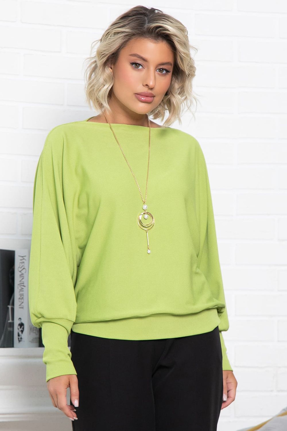 Блуза Муза (зеленое яблоко) Б15042-5М LT Collection