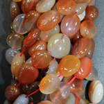 Сердолик галтовка бусины 8-12мм