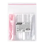 Пакеты ZIP LOCK "зиплок" сверхпрочные, комплект 100 шт., 100х150 мм, ПВД, 100 мкм, BRAUBERG EXTRA, 608182