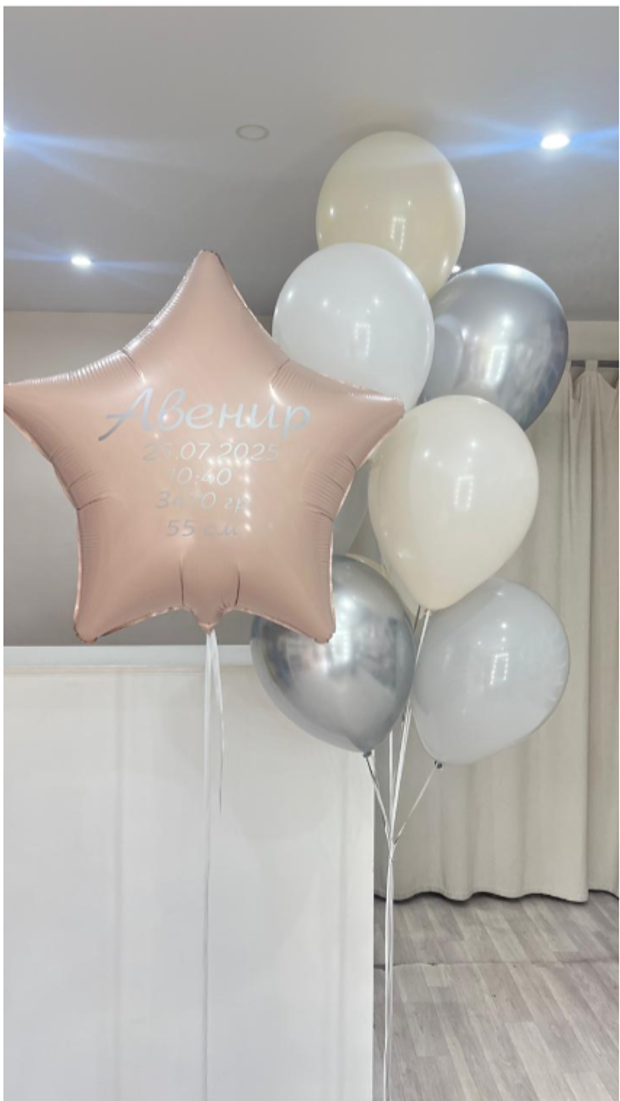 Шары на выписку №334
