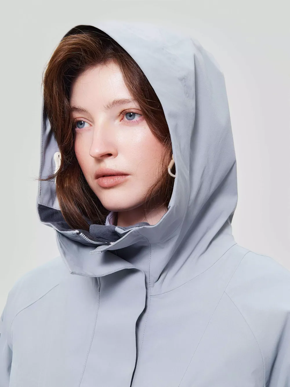 Парка женская ИША (ISHA) NORPPA голубая глина