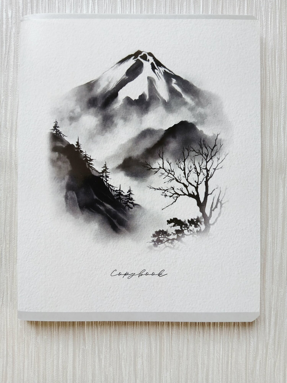 Тетрадь 96 листов А5+. "Восточные пейзажи", общая, клетка. Формат А5+ (163*203 мм). Арт.120050. С полями. Комплект 5 шт.