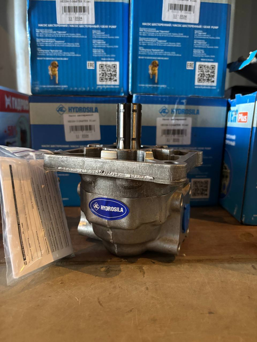 Насос шестерёнчатый, левый, плоский (ХТЗ) ГИДРОСИЛА