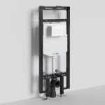 Инсталляция для унитаза WasserKraft Dinkel 58TLT.010.ME.WH03 с белой кнопкой