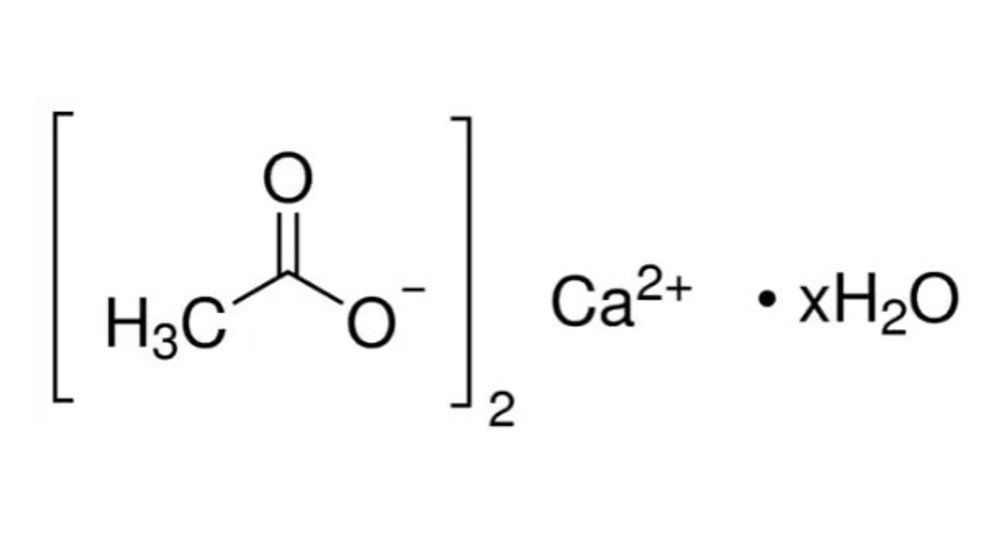 кальций уксуснокислый формула