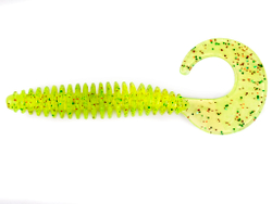 Слаги съедобные искусственные Lucky John ULTRAWORM Curly 2in (50 мм), цвет S15, 10шт.